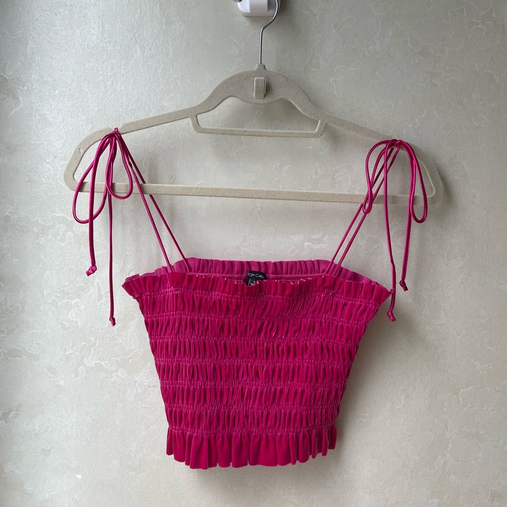 Pink Smocked Top